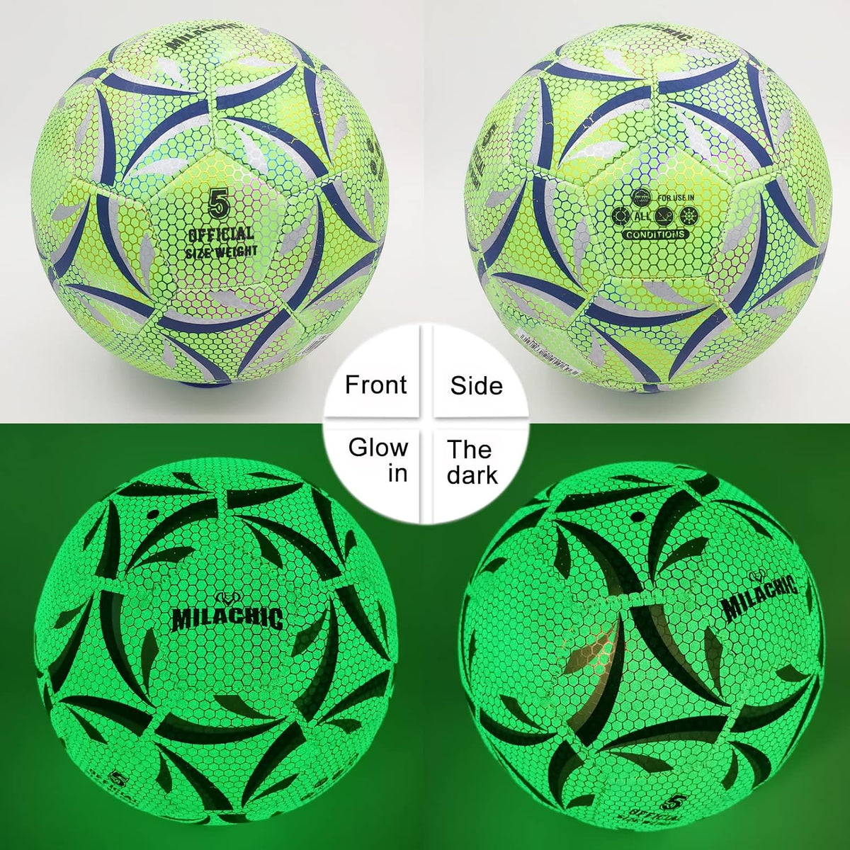 GLOW IN THE DARK FOOTBALL