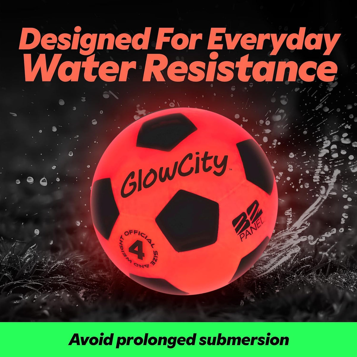 GLOW IN THE DARK FOOTBALL