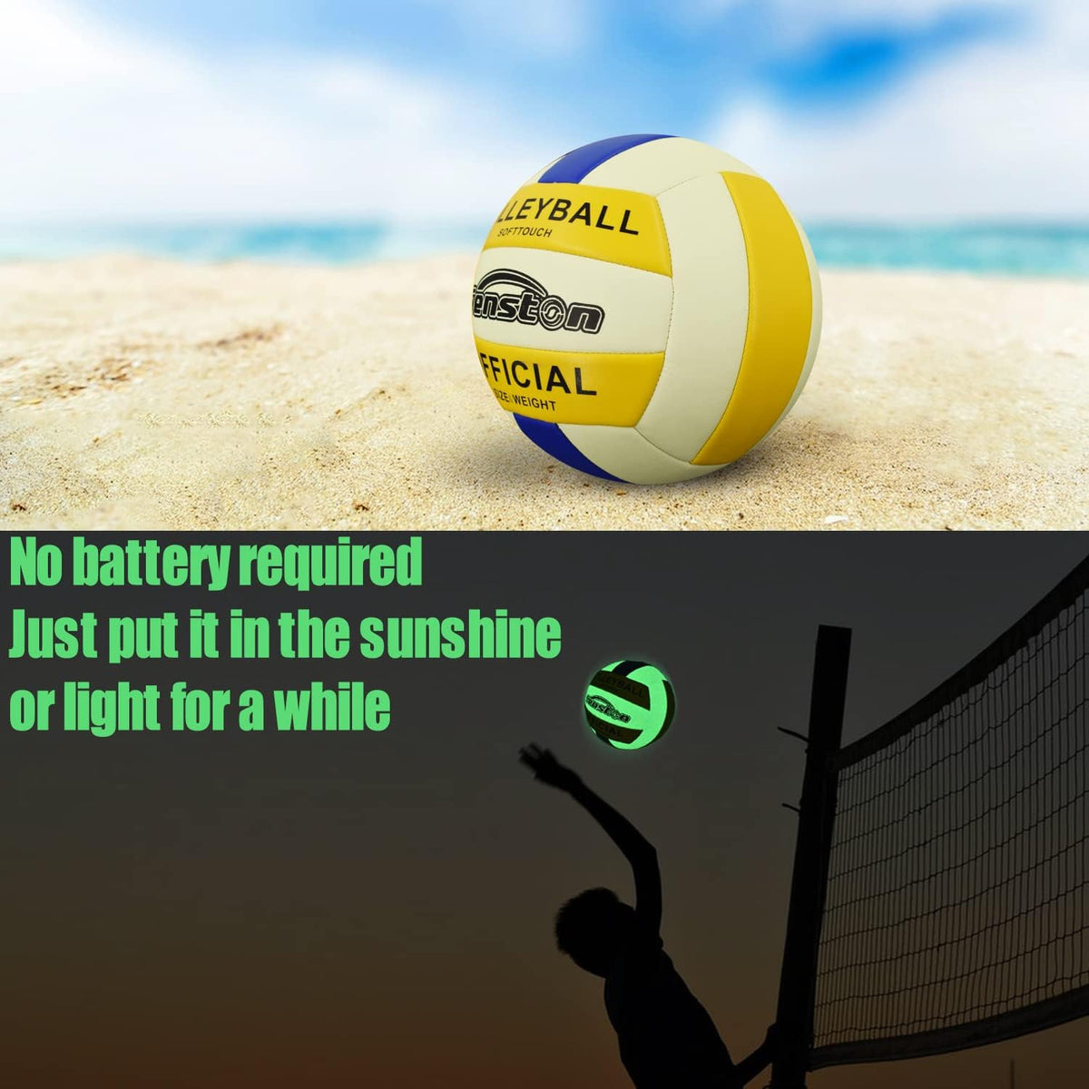 GLOW IN THE DARK VOLLEYBALL