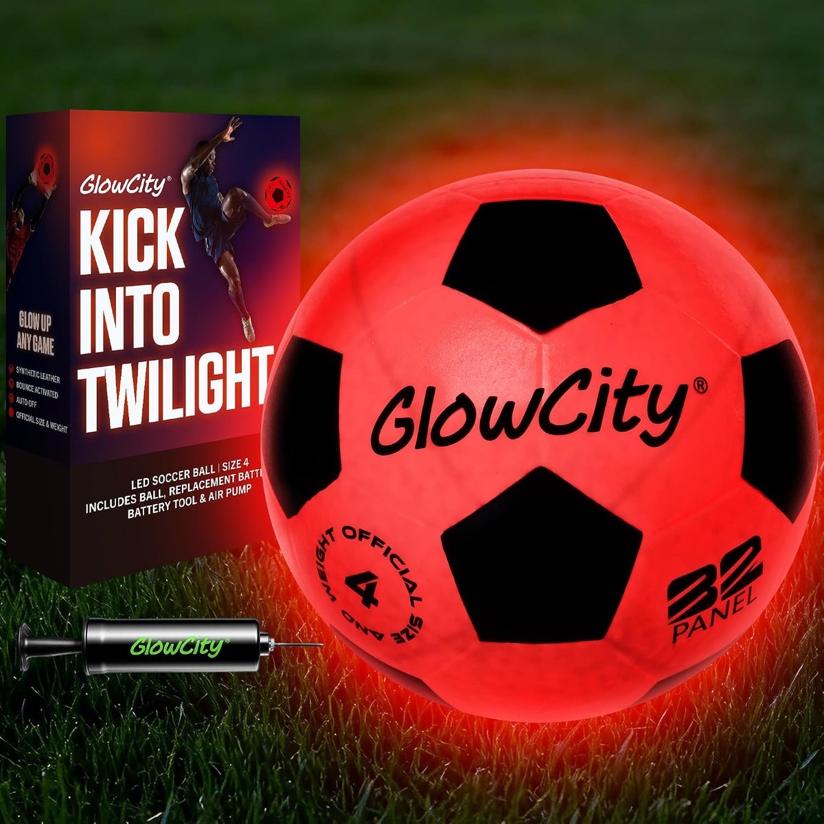 GLOW IN THE DARK FOOTBALL