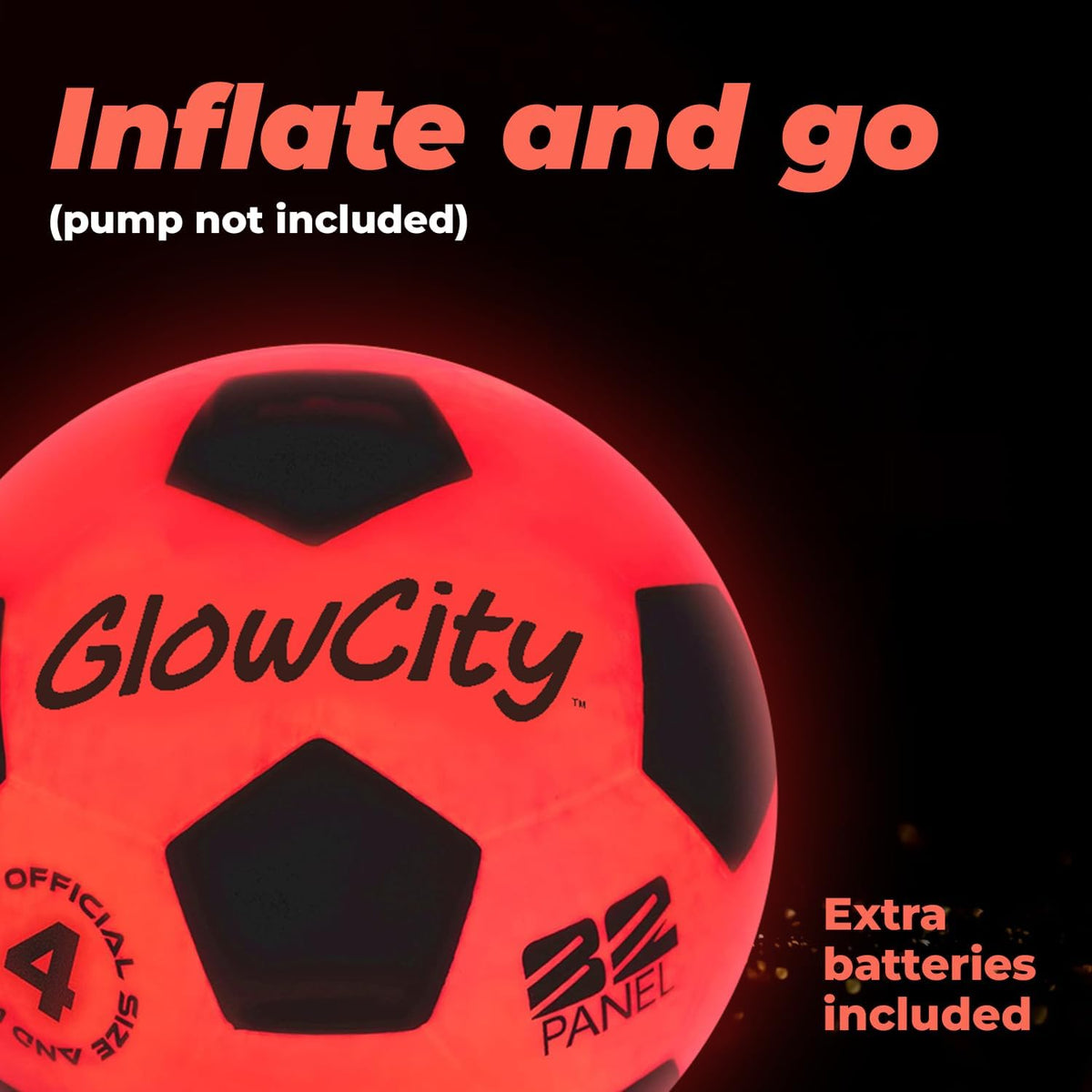 GLOW IN THE DARK FOOTBALL
